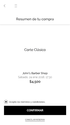Johns Barber Shop Screen 3