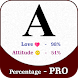 Name Percentage Count : Love, Attitude % - PRO - Androidアプリ