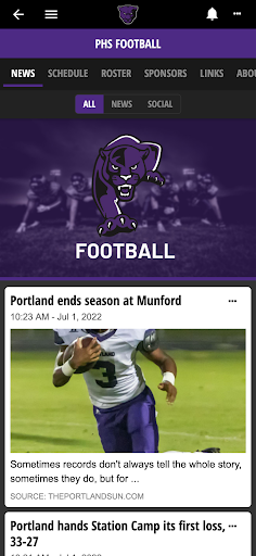 Portland Panthers Athletics