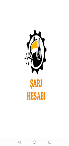 Android application Şarj Hesabı screenshort