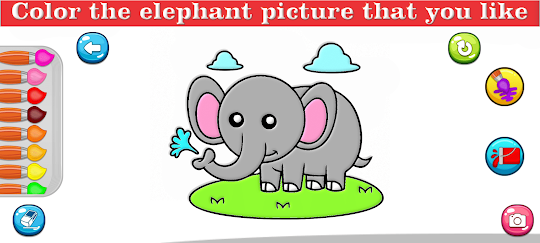 Little Elephant Coloring