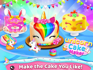Unicorn Cake Baking Games  screenshots 1