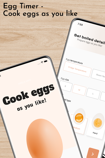 Egg Timer - Cook eggs as u like
