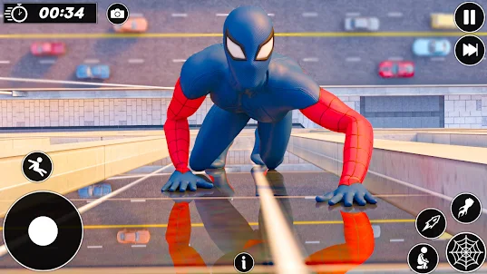 Spider Rope Hero: City Fighter