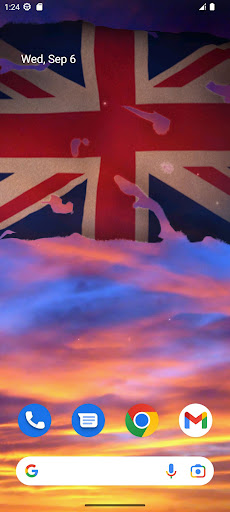 UK Flag Live Wallpaper Screen 2