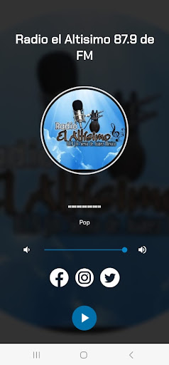 Radio el altisimo 87.9 fm Screen 2