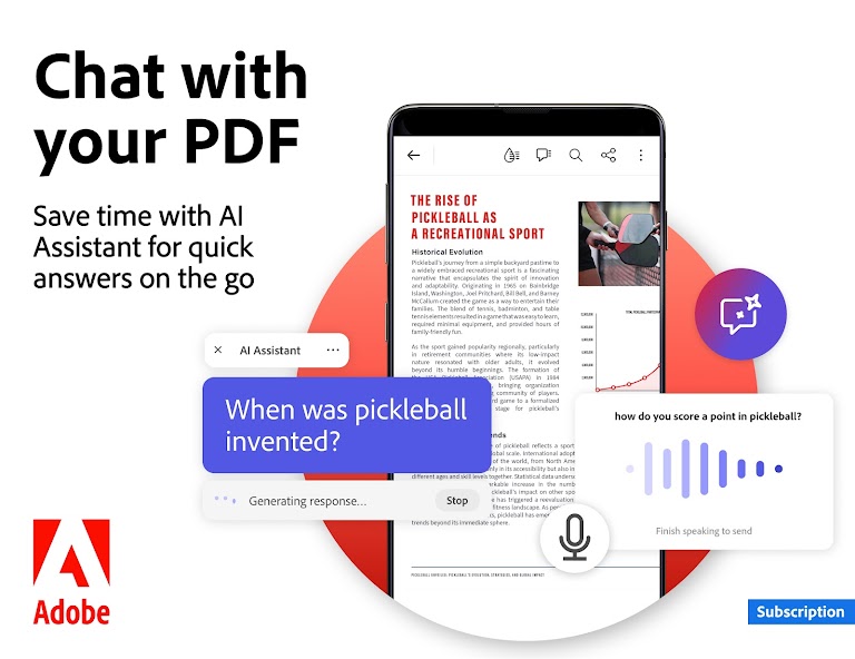 Adobe Acrobat Reader: Edit PDF 24.5.0.33357 APK + Мод (Unlimited money) за Android