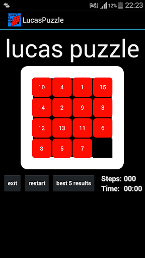 Android application LUCAS PUZZLE screenshort
