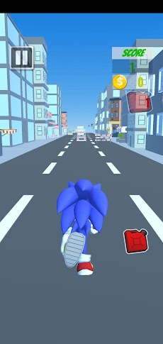Blue Fast Runner City Hedgehog Sonikのおすすめ画像1