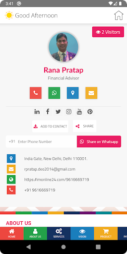 Android application Rana Pratap LIC screenshort