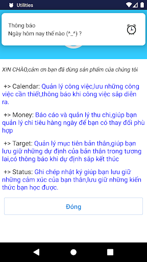 Tiện ích cá nhân Screen 3