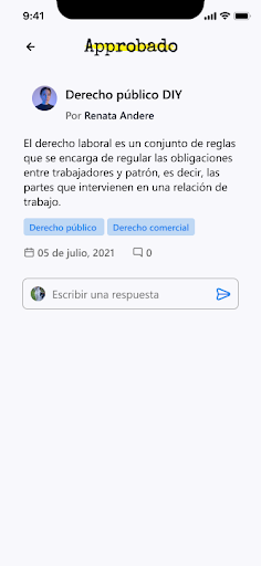 Approbado Screen 3