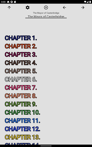 Audio Book, The Mayor of Caste Screen 3