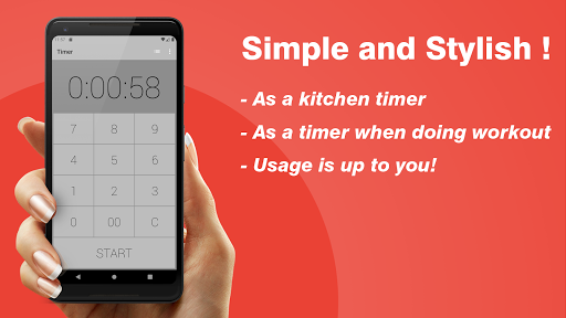 Android application Timer-Kitchen timer&Stopwatch screenshort