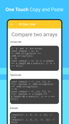 JS OneLiners Screen 3