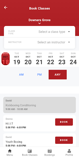 Fitness World App Screen 2