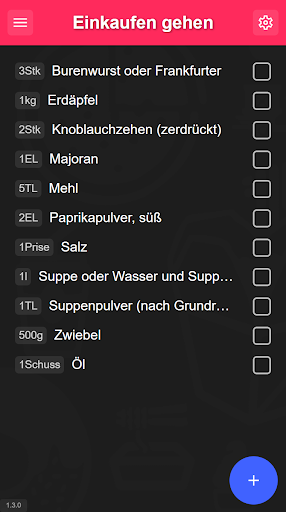 Android application Mylistix - Shopping List App screenshort