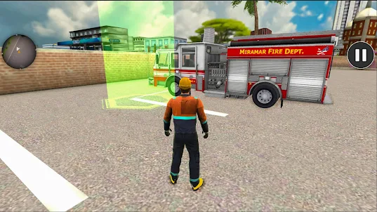 Pro Firetruck Firefighter Game