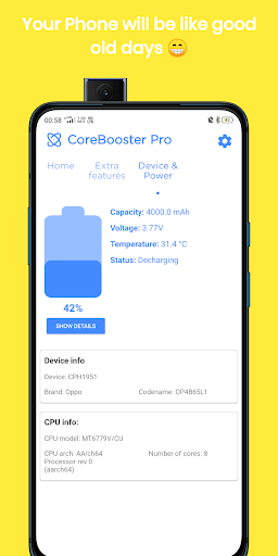 CoreBooster - جهاز و Game Booster