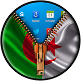 Algeria Flag Zipper LockScreen icon