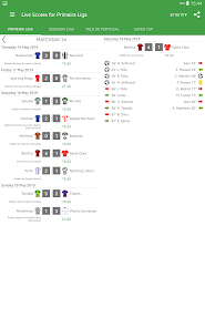 Screenshot 14 Live Scores for Liga Portugal android