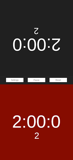 Backgammon Clock Screen 2