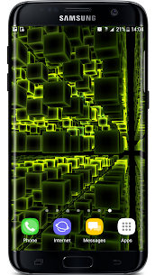 Infinite Cubes Particles 3D Live Wallpaper APK [پرداخت شده] 3