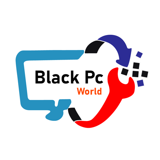 Black PC World logo