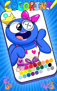 Rainbow Friends Girl Coloring 1.2 APK + Mod (Free purchase) for Android