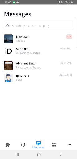iDispatch - Operator: Work Screen 3