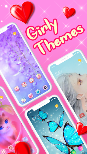 Girly Themes HD Wallpapers 3D icon packs