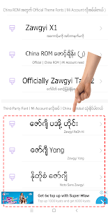 TTA Mi Myanmar Font Lite EU (ZG) screenshots 3