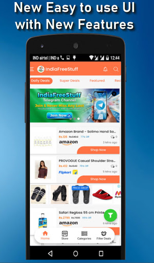 Android application IndiaFreeStuff Deals Coupons screenshort