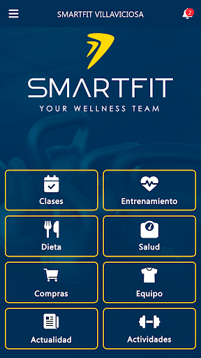 Android application MySmartfit Villaviciosa screenshort