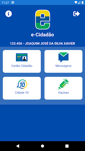 e-Cidadão Screen 3