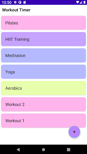 Workout Timer Screen 3