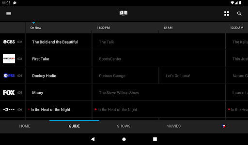 Screenshot of KUB TV
