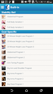 Fitness Buddy : 1700 Exercises 3.10 Apk 2