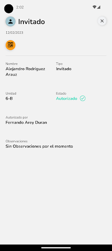 Android application Wegether Residente screenshort