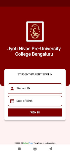 Android application JNPUC, BANGALORE screenshort