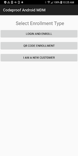 Codeproof MDM for Android Screen 2