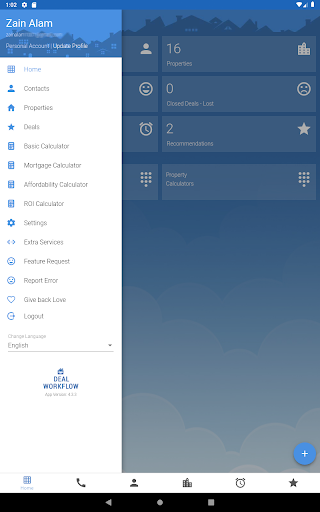 Screenshot of Deal Workflow Real Estate CRM