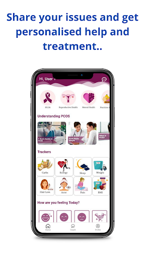 HerMantra: Women’s Health App Screen 2