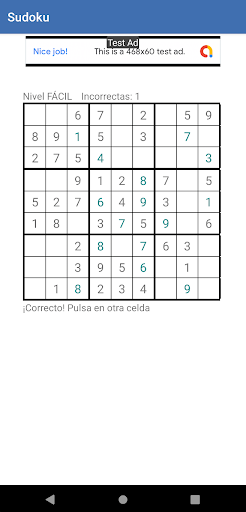 Sudoku Screen 3