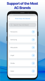 AC Universal Remote Control Screenshot
