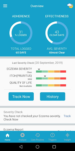 AI Eczema App Screen 2