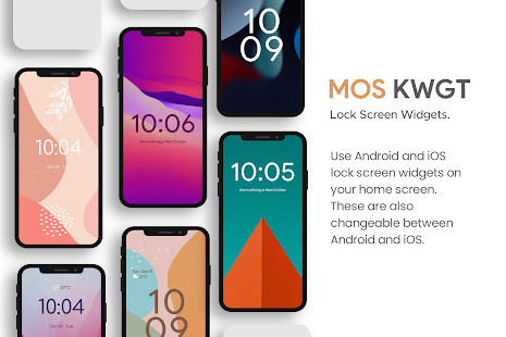 MOS KWGT - Material OS Screenshot
