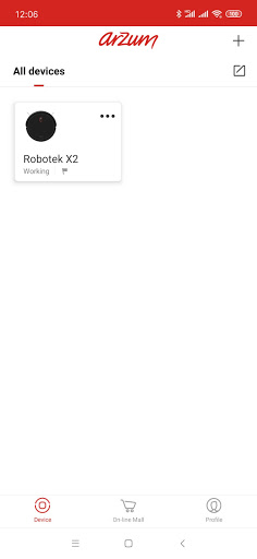 Android application Robotek X2 screenshort
