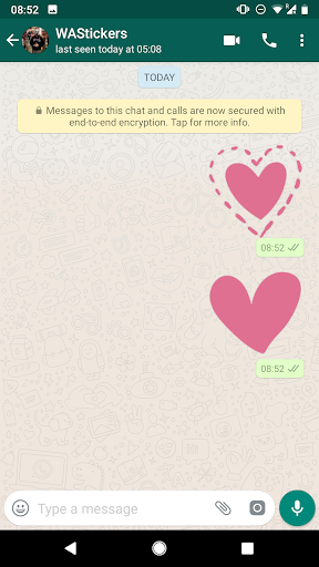 Valentine stickers to WhatsApp Screen 2