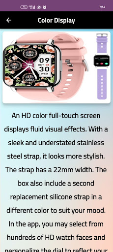 Popglory Smart Watch guide Screenshot 1 - AppWisp.com
